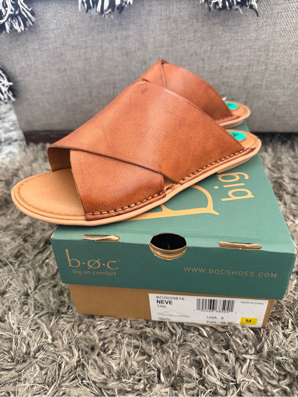 b.o.c. Brown Sandals (New)
